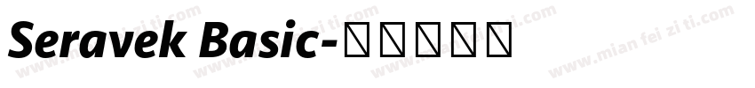 Seravek Basic字体转换